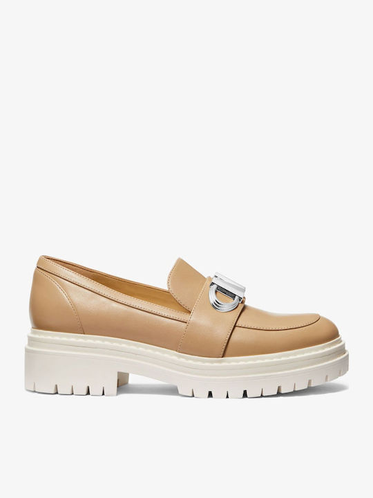 Michael Kors Parker Lug Γυναικεία Loafers Camel