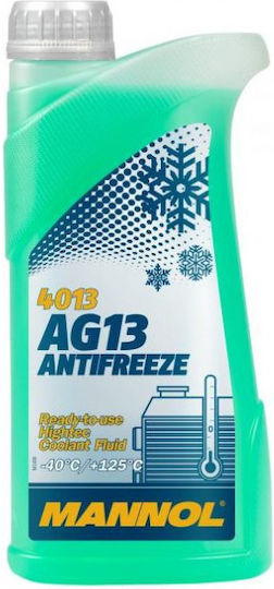 Mannol Ready for Use Engine Coolant for Car G13 -40°C/+125°C Green 1lt