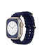 Techsuit QuickFit Λουράκι Σιλικόνης Navy Μπλε (Apple Watch 42/44/45mm)