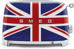 Smeg Toaster 2 Schlitze 950W Mehrfarbig