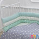 abo Crib Bumpers Classic Inside Green 30x200cm