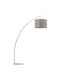 TK Lighting Moby Stehleuchte H245xB190cm. mit Fassung für Lampe E27 Gray