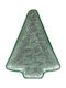 Espiel Fir Christmas Platter Glass Transparent L29xW22cm.