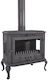 CHytiria Misailidi Lincoln-008B Cast Iron Wood Stove 15kW Black