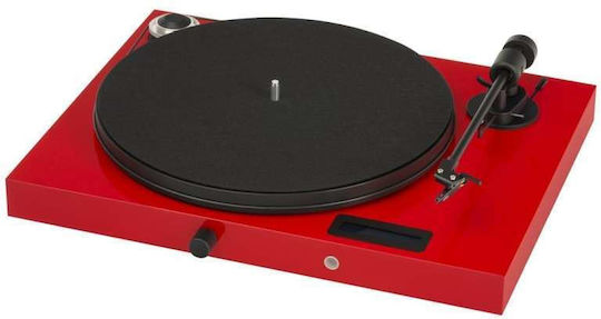 Pro-Ject Audio Juke box E High Gloss + Ortofon OM 5E 13768-836 Πικάπ με Belt Drive και Προενίσχυση Κόκκινο