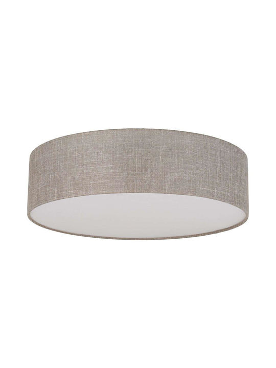 TK Lighting Rondo Πλαφονιέρα Οροφής 60εκ. Μπεζ ...
