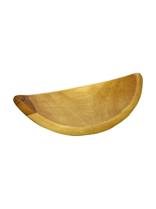 Wooden Salad Bowl Brown 44x27cm