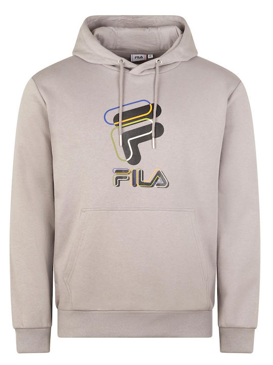FILA Φούτερ με Κουκούλα Μπεζ