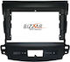Bizzar DIN Fascia Panels 2 Din Compatible with Screen 9" for Citroen C-Crosser Mitsubishi Outlander Peugeot 4007 2007-2012