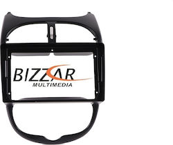 Bizzar DIN Fascia Panels 2 Din Compatible with Screen 9" for Peugeot 206 1998-2009 Bizzar DIN Fascia Panels 2 Din Compatible with Screen 9" for Peugeot 206 1998-2009