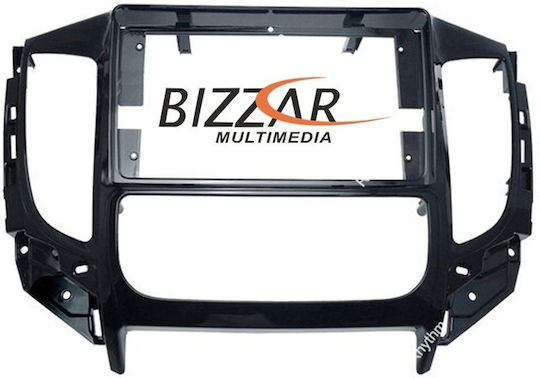 Bizzar Πρόσοψη 2 Din Συμβατή με Οθόνη 9" για Fiat Fullback Mitsubishi L200 2006-2015