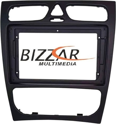 Bizzar DIN Fascia Panels 2 Din Compatible with Screen 9" for Mercedes-Benz C Class