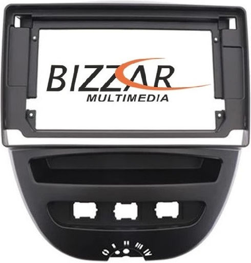 Bizzar Πρόσοψη 2 Din Συμβατή με Οθόνη 10" για Citroen C1 Peugeot 107 Toyota Aygo 2005-2014