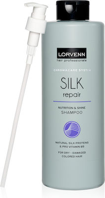 Lorvenn Lovernn Silk Repair Nutrition & Shine Shampoos Reconstruction/Nourishment for All Hair Types 1000ml