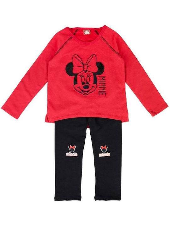 Disney Pijama pentru copii De iarnă Din bumbac Roșie Minnie
