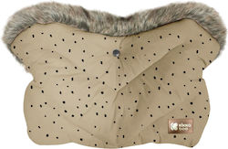 Kikka Boo Ръкавици на количка Бежов Luxury Fur ...