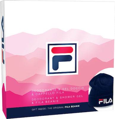 Fila Women's Body Cleansing Cosmetic Set Suitable for All Skin Types with Deodorant / Bubble Bath 350ml