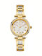 GC Watches Cable Bijou Women's Watch with Gold Metal Bracelet