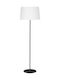TK Lighting Maja Floor Lamp H148xW45cm. with Socket for Bulb E27 Black