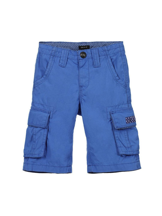 Bermudashorts Trenchcoat mit Seitentaschen blau königsblau (XH25093)