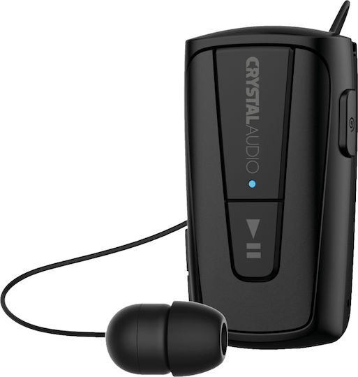 Crystal Audio R3K In-ear Bluetooth Handsfree Ακουστικό Μαύρο