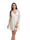 Miss Rosy Winter Bridal Women's Robe with Nightdress White 5362 5362-6076