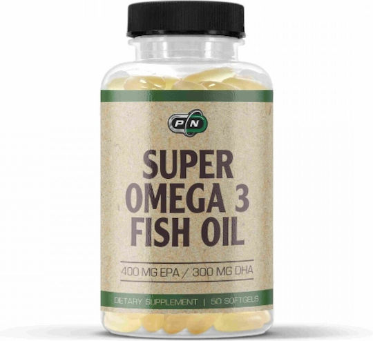 Pure Nutrition Super Omega 3 Fish Oil Рибено масло 1200мг 50 софтджел