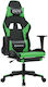 vidaXL 345460 Gaming Chair with Footrest Μαύρο ...