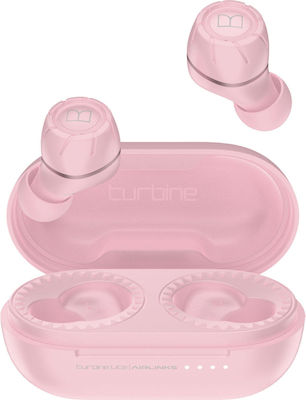 Monster Turbine AirLinks Lite In-ear Bluetooth Handsfree Ακουστικά με Θήκη Φόρτισης Ροζ
