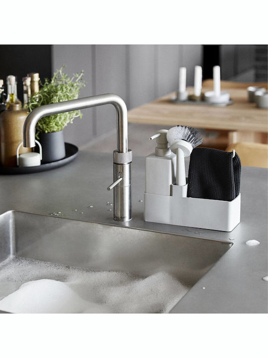 Zone Denmark Βάση οργάνωσης νεροχύτη από Πλαστικό Warm Grey 22x6.7x19cm