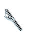 Silver Tie Clip with Black Enamel 5.5 cm