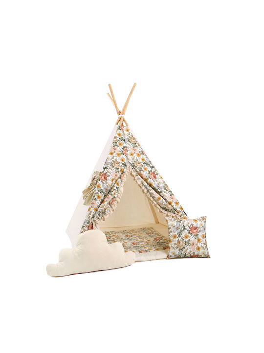 Kiddylab Kids Indian Teepee Play Tent Beige