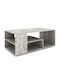 Rechteckig Couchtisch Gerardo Grey Concrete L110xB60xH42cm