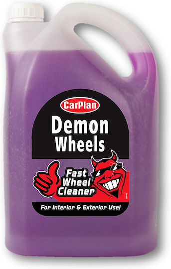 Car Plan Demon Wheels Fast Wheel Cleaner Lichid Curățare pentru Jante Auto 5lt