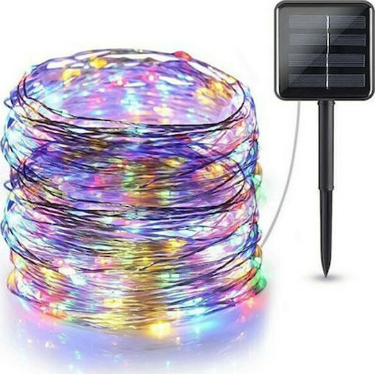 Lights LED 10m. Multicolor Solar in String 1pcs