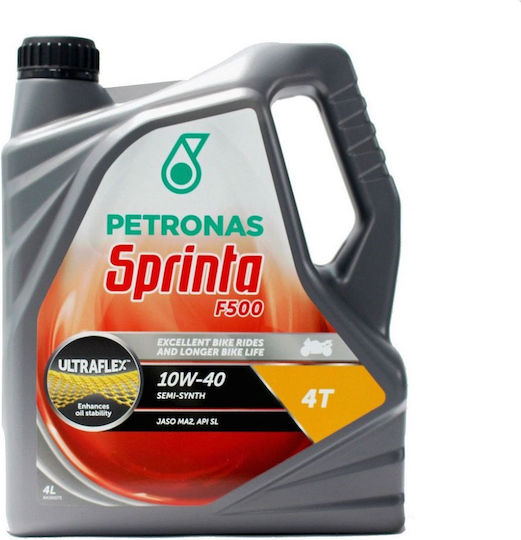 Petronas Petronas 10W-40 Συνθετικό Λάδι Μοτοσυκλέτας για Τετράχρονους Κινητήρες 1lt