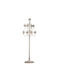 Artekko Lampa de podea Î172xL52cm. cu Soclu pentru Bec E14 Alb