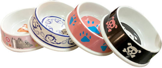 AGC Plastic Bowl Water for Dog & Cat 230ml (Various Designs)