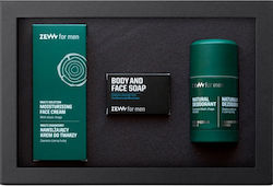 Zew For Men Skin Care Set for Moisturizing & Body Cleaning