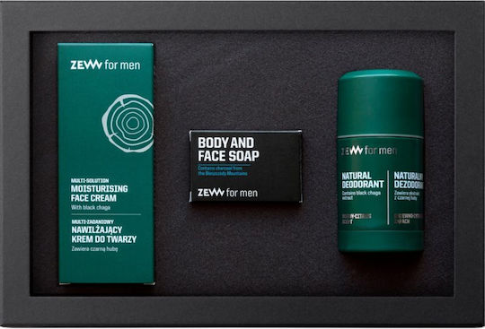 Zew For Men Skin Care Set for Moisturizing & Body Cleaning
