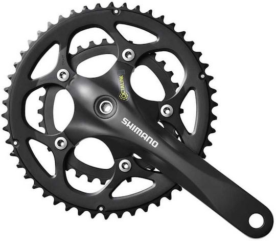 Shimano FC-R345-L Δισκοβραχίονας Ποδηλάτου 170mm 50-34Τ 9 Ταχύτητων