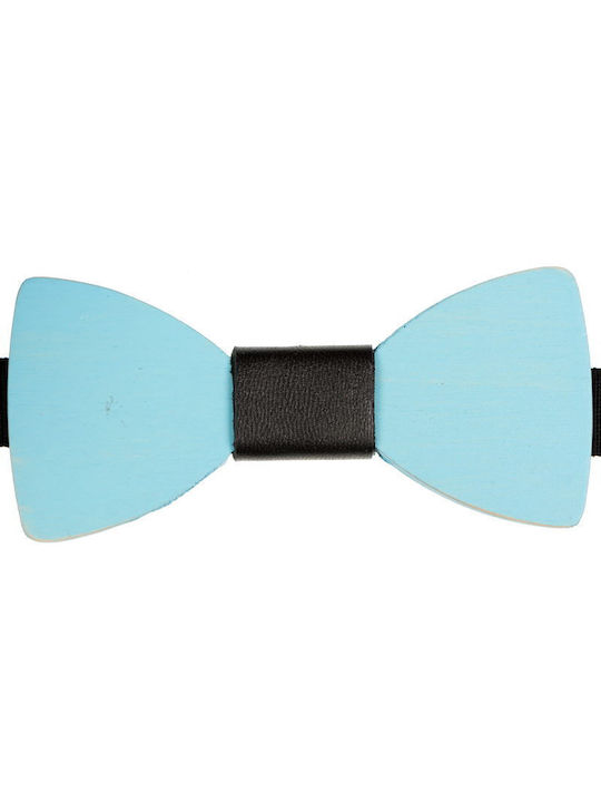 Wooden Bow Tie Mom & Dad 41011297 - Blue