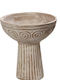 Espiel Terracota Decorative Bowl Pedestal Brown 23cm