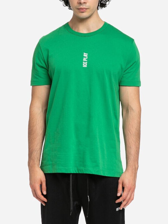 Herren-T-Shirt Grünes Eisspiel TS Trikot