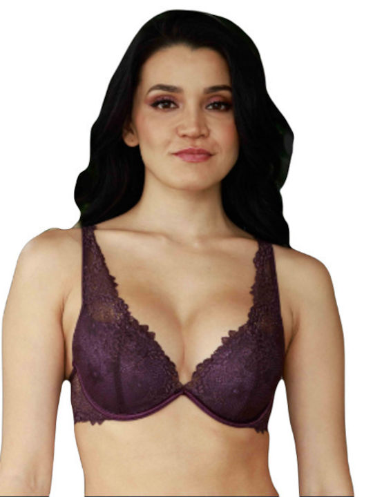 Push Up Bra, cup C, D,E with double support and deep cleavage, Valege Dahalia Push Up, MELICANE