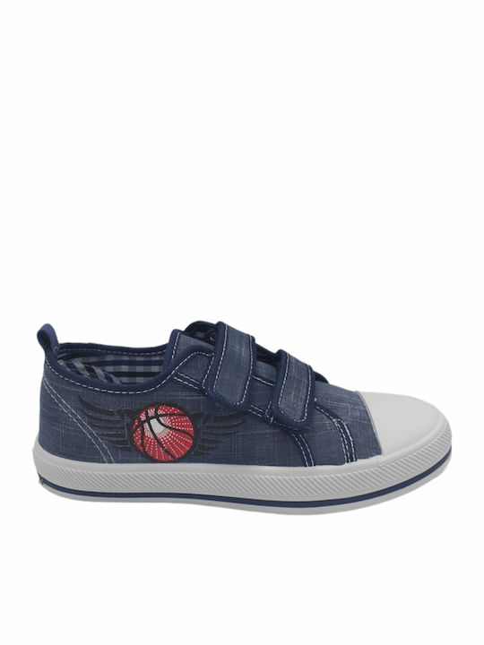 Kinder Sneakers mit Klettverschluss Blau