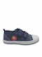 Kinder Sneakers mit Klettverschluss Blau