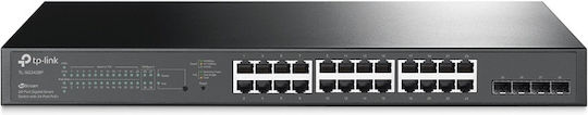 TP-LINK Jetstream TL-SG2428P Managed L2 PoE+ Switch with 24 Gigabit (1Gbps) Ethernet Ports and 4 SFP Ports