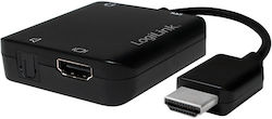 LogiLink CV0106 HDMI Мъжки към 3.5mm / HDMI / Toslink Женски