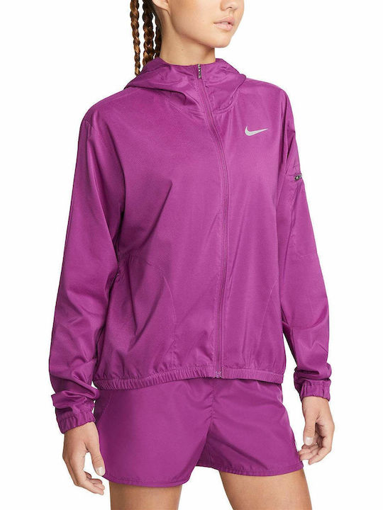 Nike Sportswear Γυναικείο Μπουφάν Running Φούξια